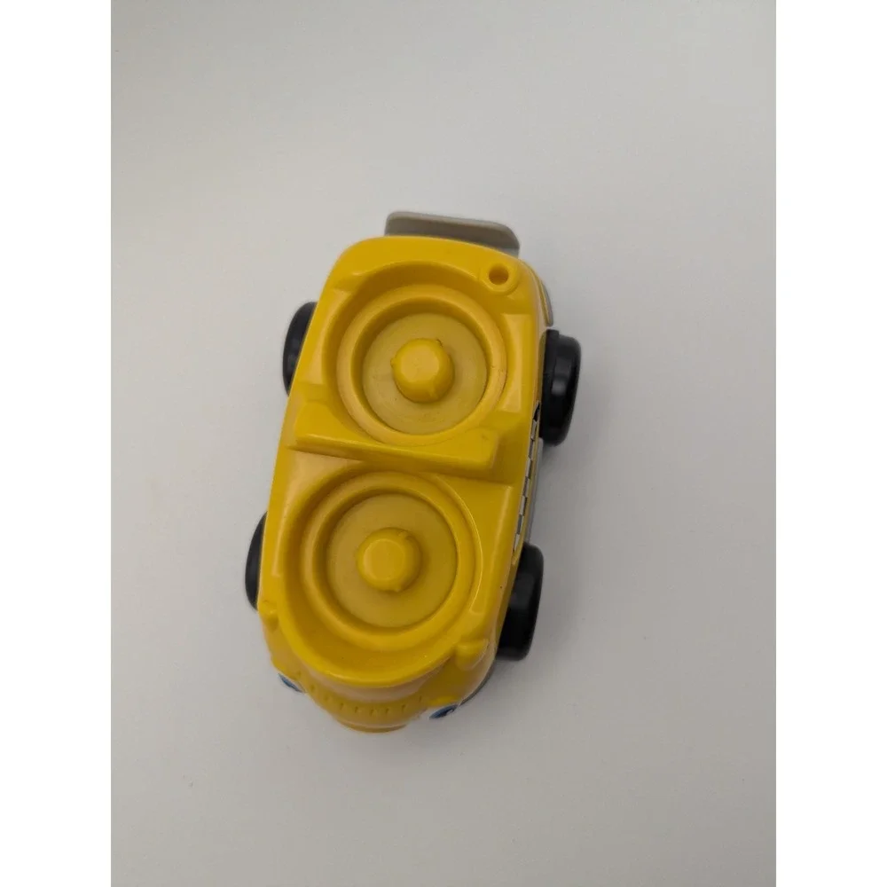 Fisher Price Little People Yellow Taxi Cab‎ Car 2 Seater 2001 Mattel Toy Vehicle